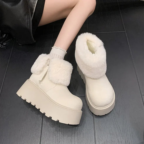 折り返しムートンブーツ